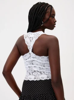 Lace racerback cami