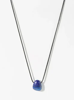 Lapis lazuli cord necklace