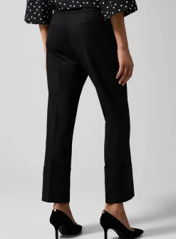 Large cuff straight leg pant
