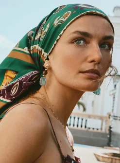 Large gemstone earrings