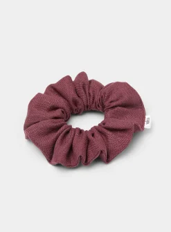 Large linen scrunchie