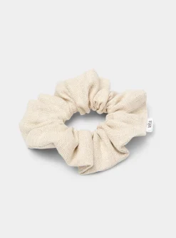 Large linen scrunchie