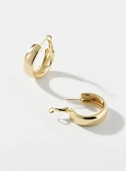 Large modern hoops