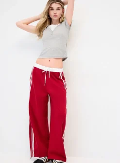 Layered-look hooded T-shirt