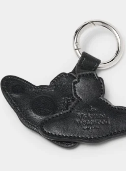 Leather magnetic key chain