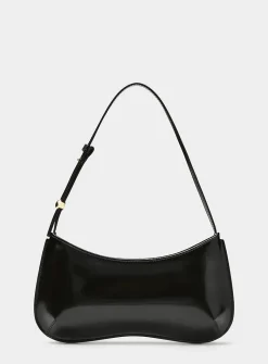Le Bisou gblack leather handbag
