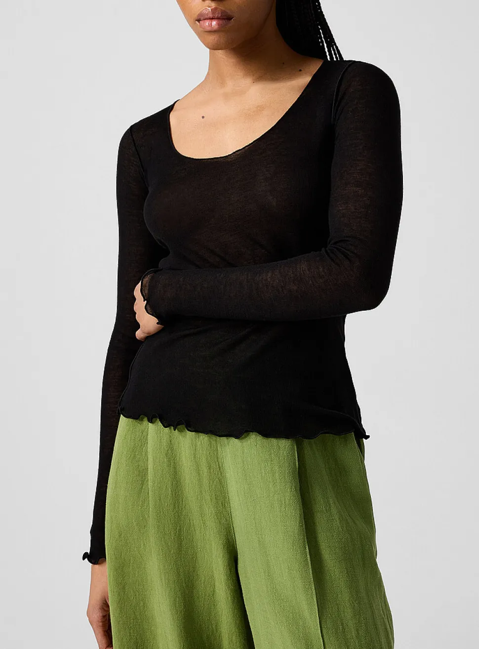 Lettuce-edge Carla T-shirt