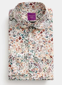 Liberty painterly floral shirt
