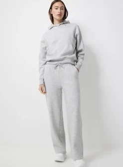 Light fleece jersey hoodie