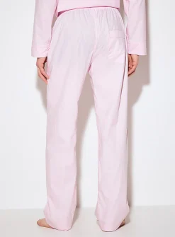 Light pink poplin pyjama pant
