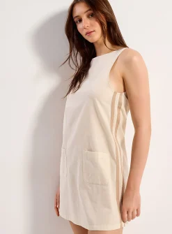 Lightweight cotton A-line dress