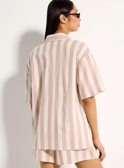 Lightweight cotton camp shirt