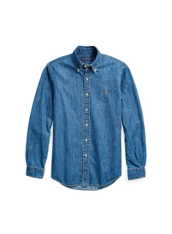 Lightweight denim shirt