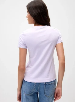 Lightweight jersey crew-neck tee