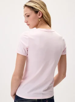 Lightweight jersey crew-neck tee