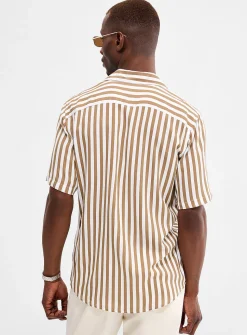 Lightweight nautical stripe shirt