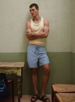 Lightweight stretch nylon short