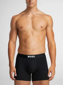 5" logo-band solid boxer briefs