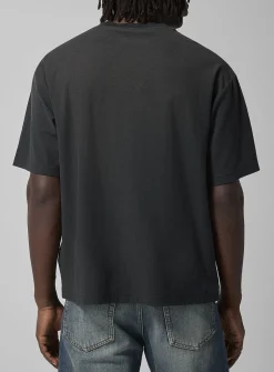 Logo pocket faded T-shirt