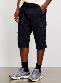 Long belted cargo Bermudas