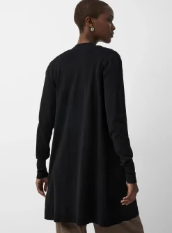 Long flowy open cardigan
