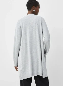 Long flowy open cardigan