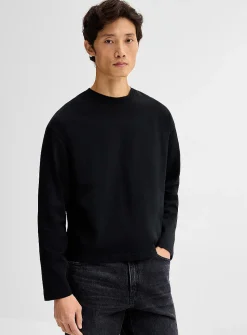 Long-sleeve organic cotton T-shirt