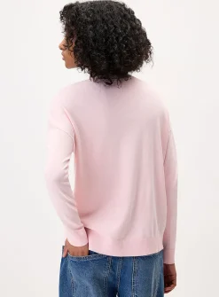 Loose crew-neck sweater