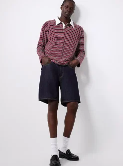 Loose denim 468 short