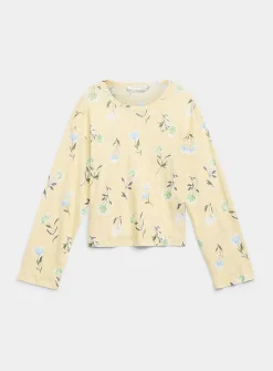 Loose-fit pure linen T-shirt