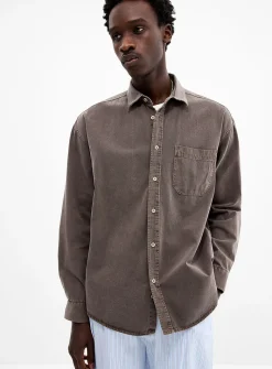 Loose twill shirt