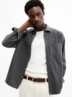 Loose twill shirt