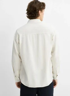 Loose twill shirt
