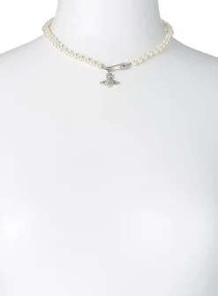 Lucrece pearl pendant necklace