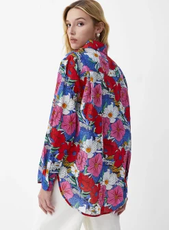 Lush bloom loose shirt