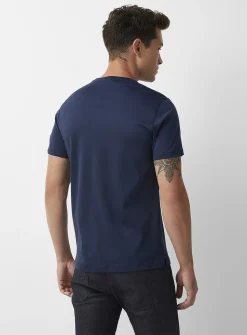 Luxurious Pima cotton V-neck T-shirt