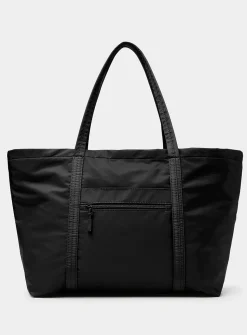 Luxury fabric weekender bag