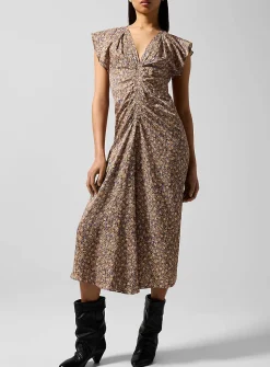 Lyndsay silk-blend dress