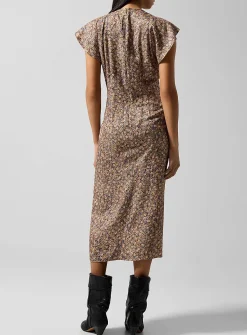 Lyndsay silk-blend dress