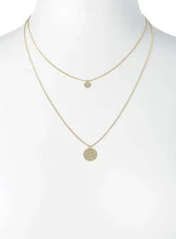Mandala two-row necklace