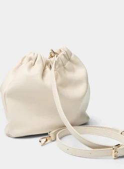 Marbled bead handle evening bag