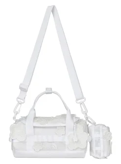 Maria embossed flowers tech handbag