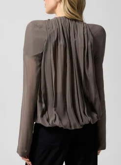 Maria Pure Silk Crossover Jacket