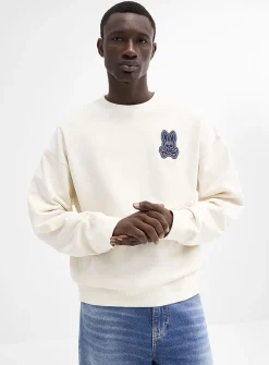 Marlo herringbone logo sweatshirt
