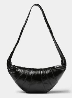 Medium Croissant coated fabric bag