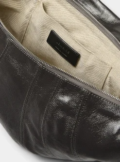 Medium Croissant coated fabric bag
