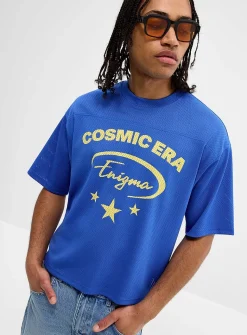 Mesh graphic T-shirt