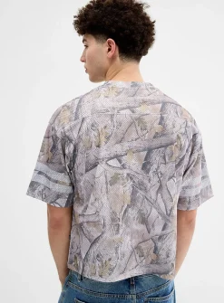 Mesh graphic T-shirt