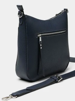 Metallic detail crossbody bag