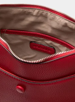 Metallic detail crossbody bag